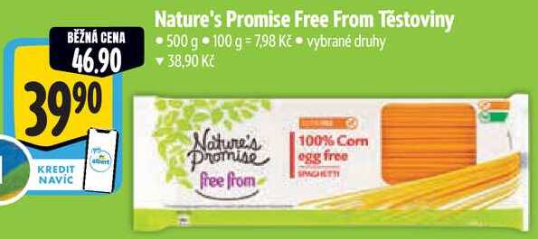 Nature's Promise Free From Těstoviny, 500 g