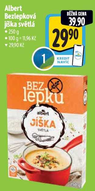 Albert Bezlepková jiška světlá, 250 g