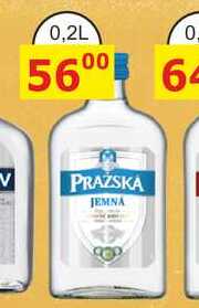 Pražská Vodka jemná 0,2L