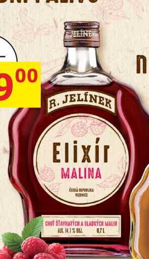 R. JELÍNEK Elixír z malin 0,7l