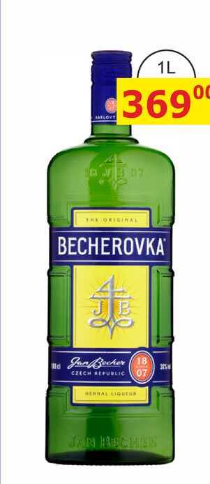 Becherovka Original Bylinný likér 1l