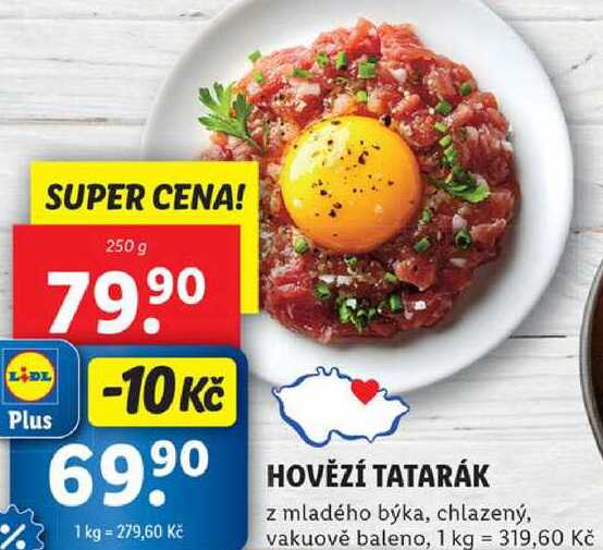 Hovězí tatarák, 250 g