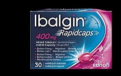 Ibalgin® Rapidcaps 400 mg 30 měkkých tobolek