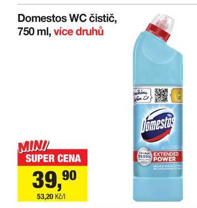 Domestos WC čistič, 750 ml, více druhů