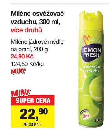 Miléne osvěžovač vzduchu, 300 ml, více druhů 