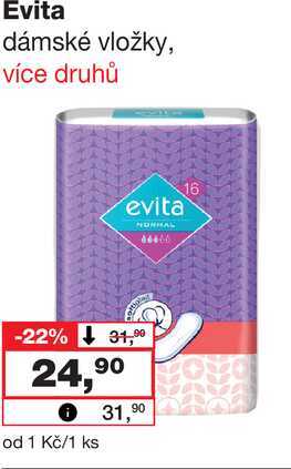 Evita dámské vložky, více druhů 