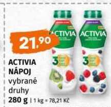 Activia jogurtový nápoj, různé příchutě 280g