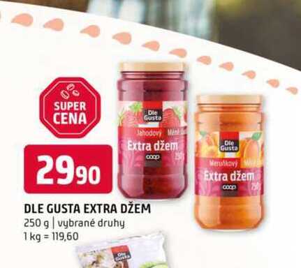 Dle gusta extra džem 250 g vybrané druhy
