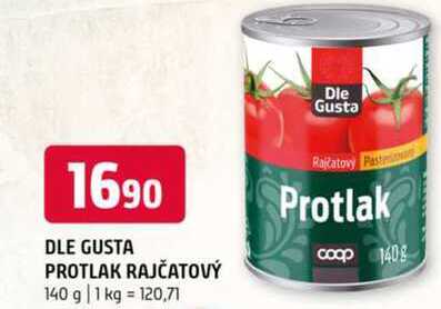 Dle gusta protlak rajčatový 140 g