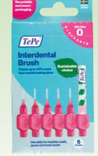 TePe Original mezizubní kartáčky z bioplastu 0,4 mm růžové