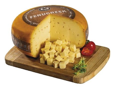 Sýr přírodní zrající ochucený z kravského mléka typu gouda, 1 kg
