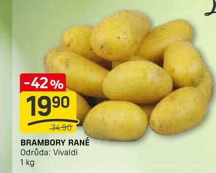 BRAMBORY RANÉ Odrůda: Vivaldi 1 kg 