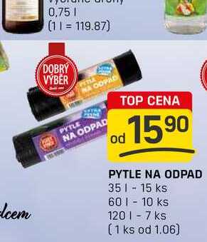 PYTLE NA ODPAD 351-15 ks 