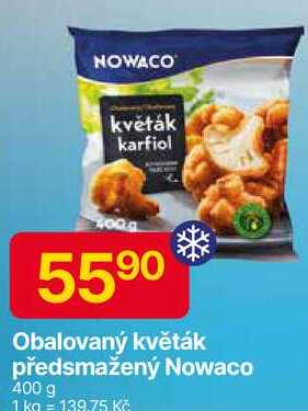 NOWACO Obalovaný květák předsmažený 400 g