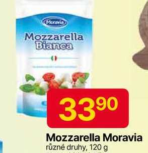 Moravia Mozzarella 120 g 