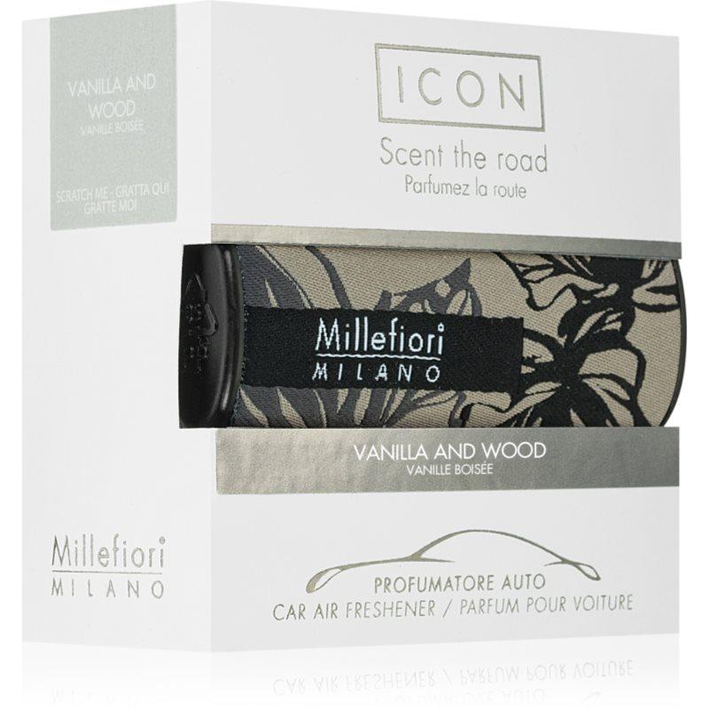 Millefiori Icon Vanilla & Wood vůně do auta 1 ks