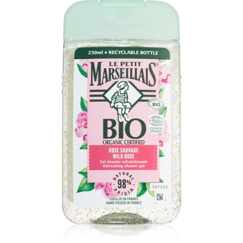 Le Petit Marseillais Wild Rose BIO osvěžující sprchový gel 250 ml