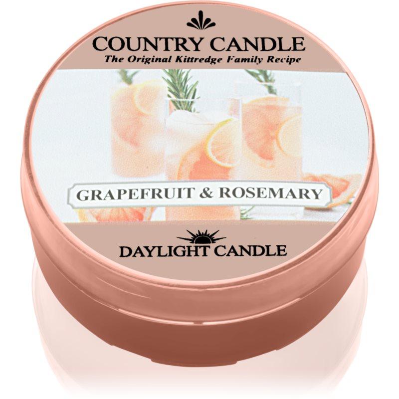 Country Candle Grapefruit & Rosemary čajová svíčka 42 g