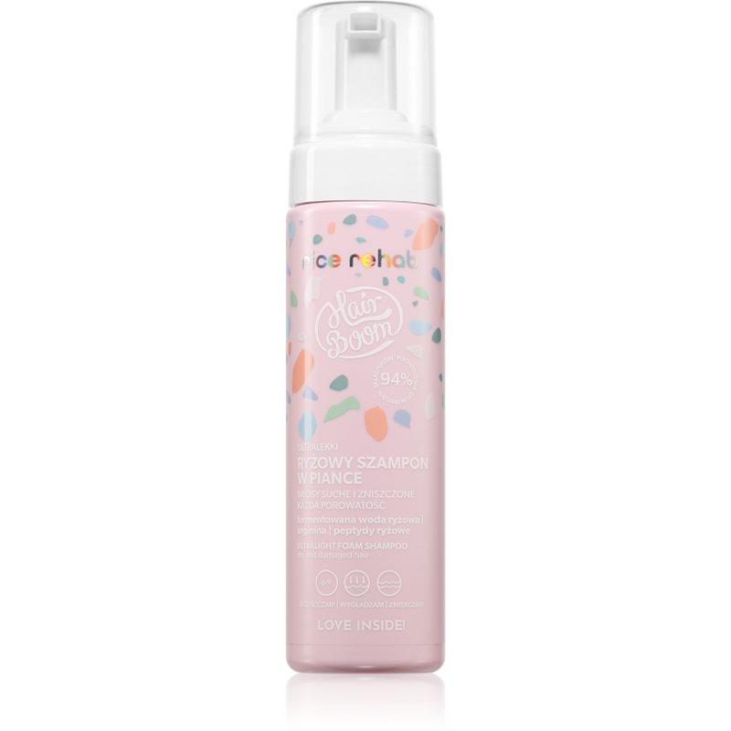 BodyBoom HairBoom Ultralight Rice Shampoo šampon pro všechny typy vlasů 200 ml