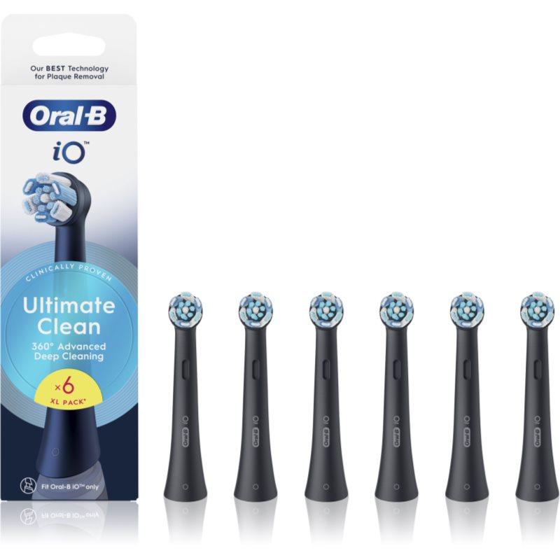 Oral B iO Ultimate Clean náhradní hlavice pro zubní kartáček Black 6 ks