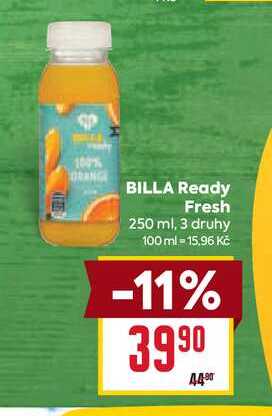 BILLA Ready Fresh 250 ml