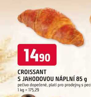 CROISSANT S JAHODOVOU NÁPLNÍ 85 g 