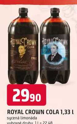 ROYAL CROWN COLA 1,33 l