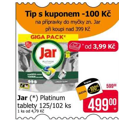 Jar Platinum tablety 125ks