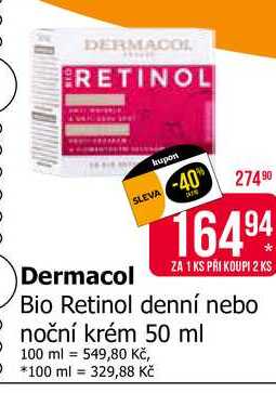 DERMACOL Retinol denní nebo noční krém 50 ml