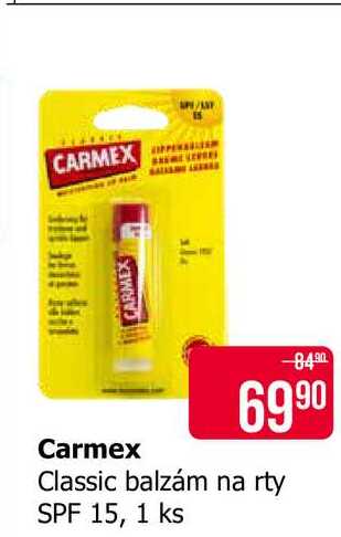 Carmex Classic balzám na rty SPF 15, 1 ks 