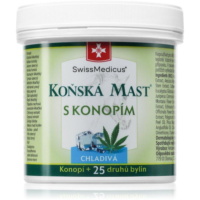 SwissMedicus Koňská mast s konopím chladivá mast 250 ml