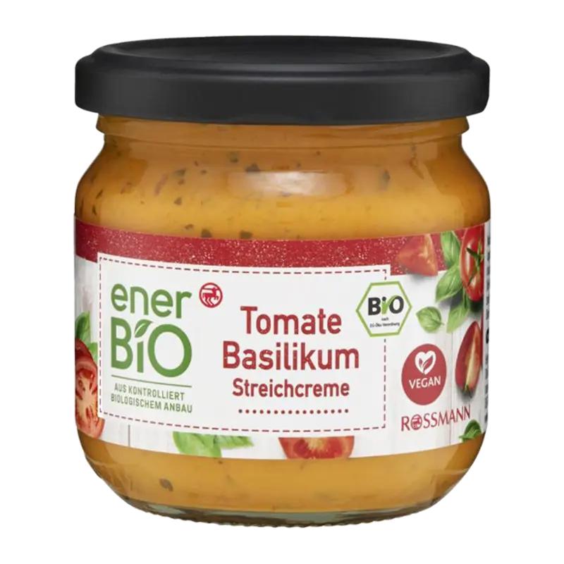 enerBiO BIO Rajčatová pomazánka s bazalkou, 180 g