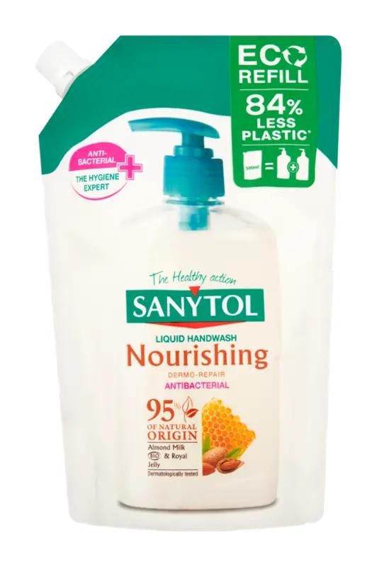 Sanytol Tekuté mýdlo dezinfekční vyživující náhradní náplň, 500 ml