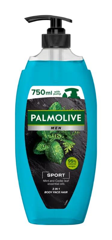 Palmolive Sprchový gel pro muže 3v1 Sport, 750 ml