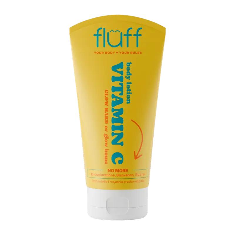Fluff Rozjasňující tělové mléko Vitamín C, 150 ml