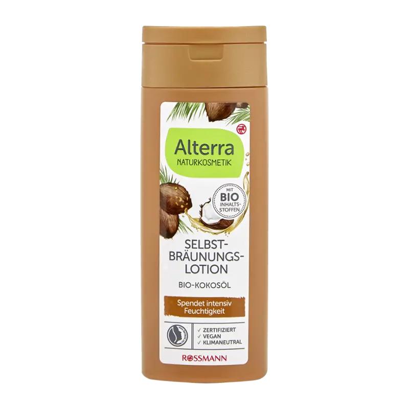 Alterra Naturkosmetik Samoopalovací mléko s BIO kokosovým olejem, 200 ml