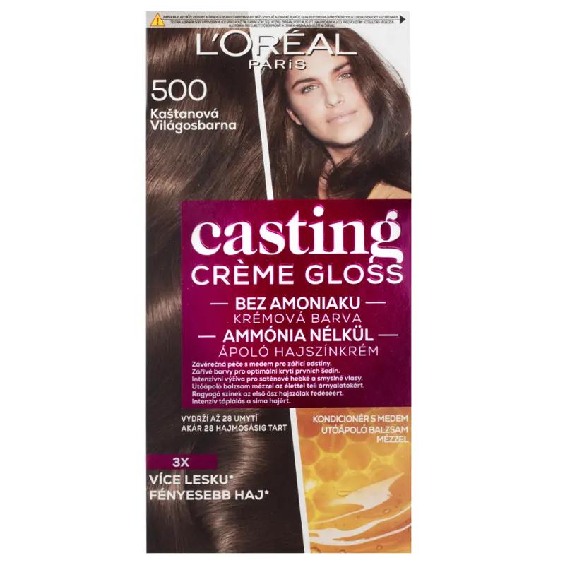 L'Oréal Barva na vlasy Casting Creme Gloss 500 kaštanová, 1 ks