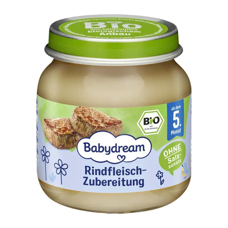 Babydream BIO příkrm z hovězího masa, 125 g