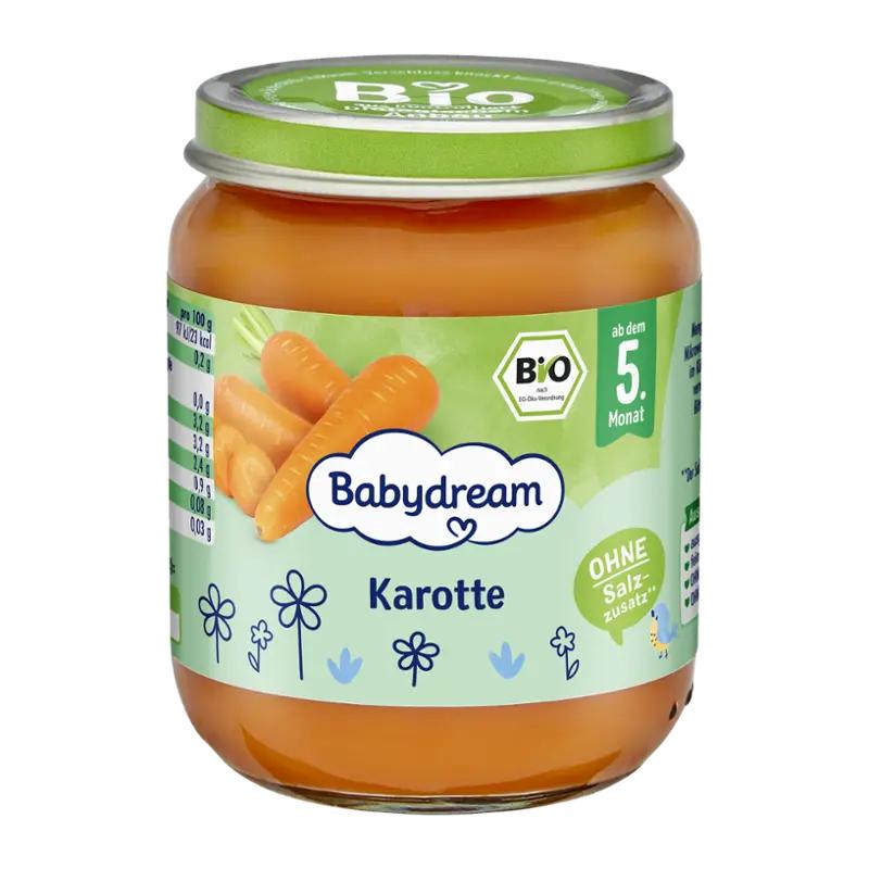 Babydream BIO příkrm mrkvička, 125 g