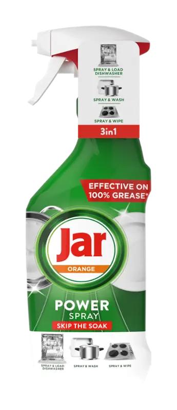 Jar Mycí prostředek na nádobí Power Spray Orange 3in1, 500 ml