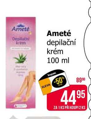 Ameté depilační krém 100 ml 