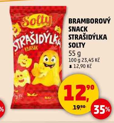 BRAMBOROVÝ SNACK STRAŠIDÝLKA SOLTY, 55 g 