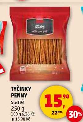 TYČINKY PENNY slané, 250 g