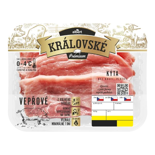 Královská vepřová kýta bez kosti řízky