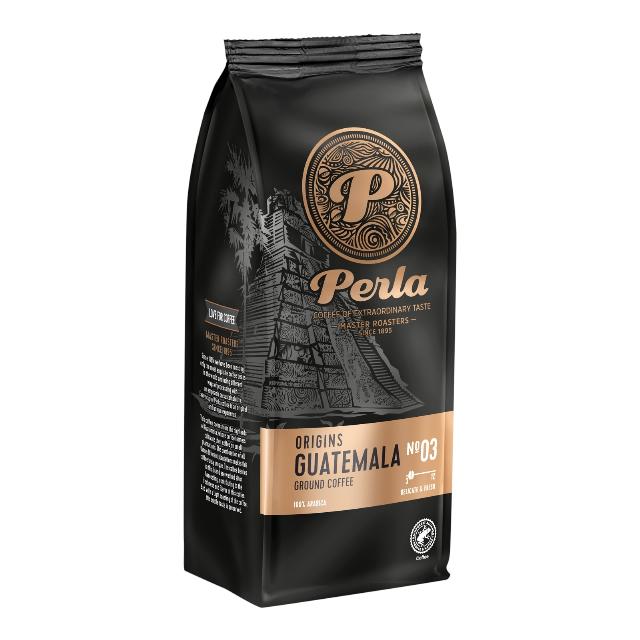 Perla Origins Colombia mletá káva