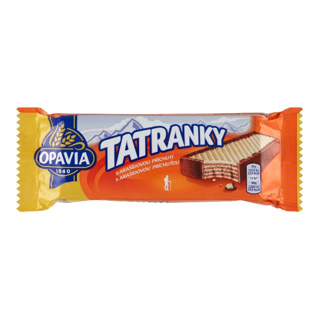 Opavia Tatranky s arašídovou příchutí