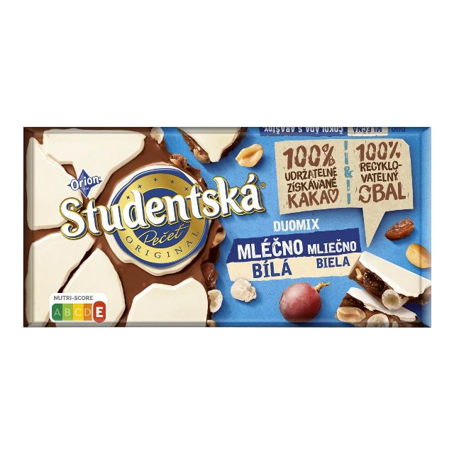 Orion Studentská pečeť mléčnobílá čokoláda