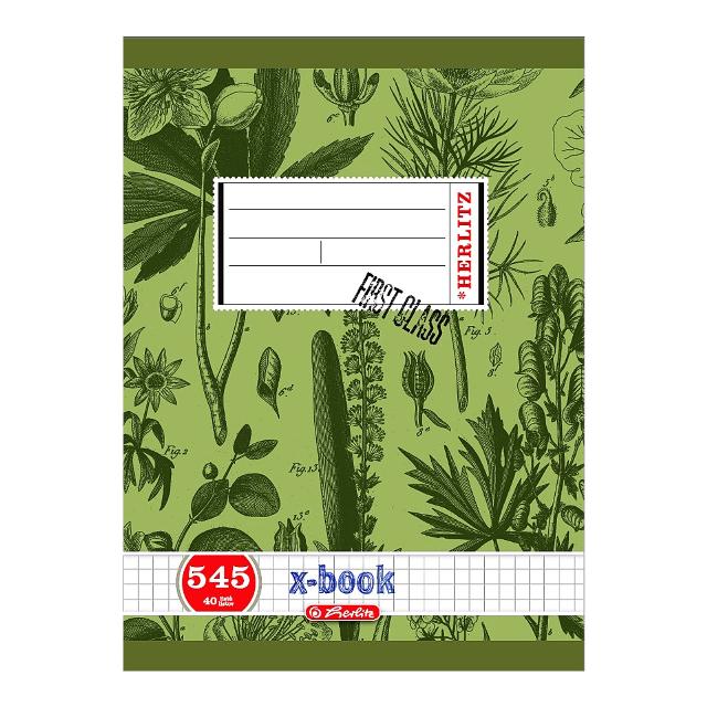 Herlitz Sešit č. 545 A5, čtverečkovaný, 40 listů