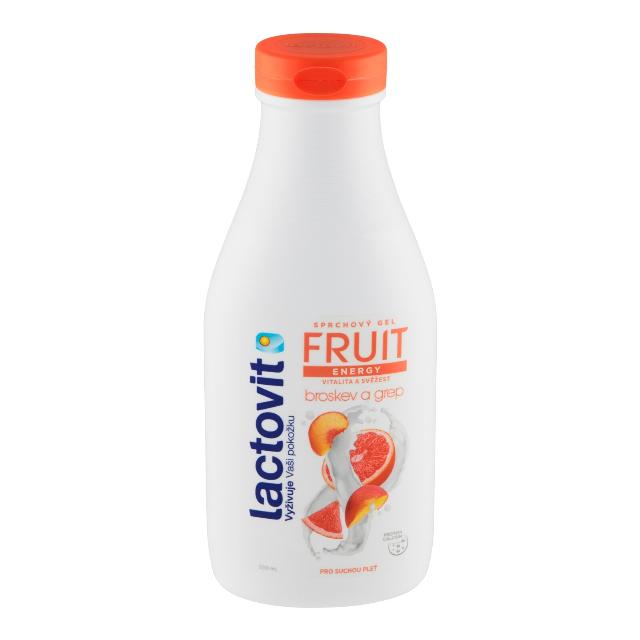Lactovit Fruit Energy sprchový gel broskev