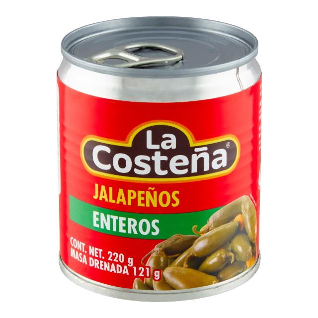 La Costeña celé jalapeňo papričky v nálevu